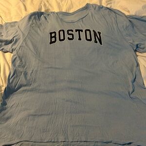 Boston Light Blue tee shirt